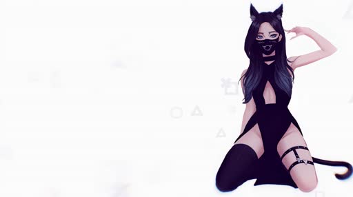 neko girl 4k live wallpaper