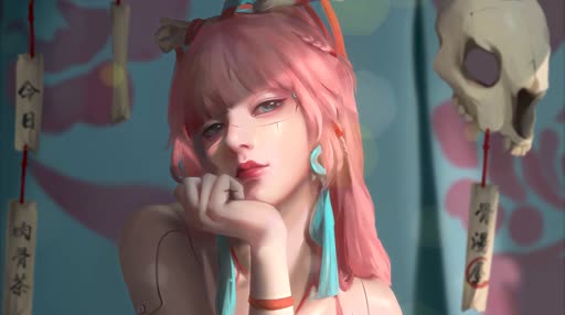 A Cute Girl With A Nasty Look