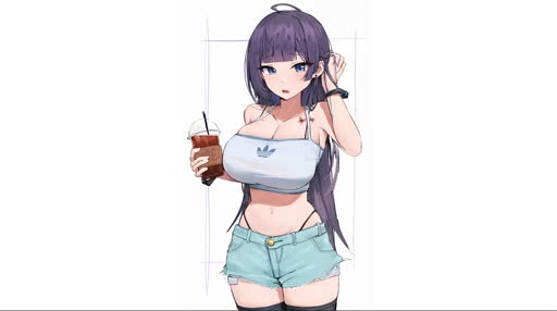 Girl With Milk Tea