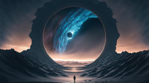 Space Circle Lively Wallpaper
