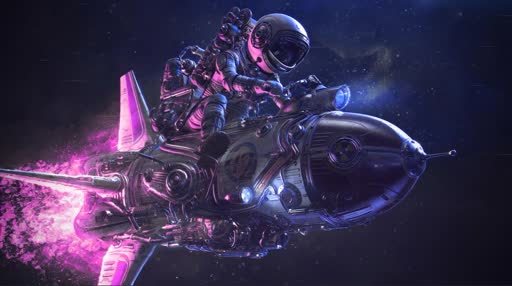 Astro Ride Lively Wallpaper