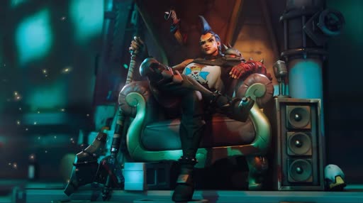 Overwatch 2 Junker Queen Lively Wallpaper