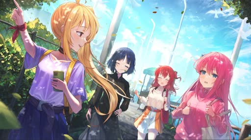 Kessoku Band Lively Wallpaper