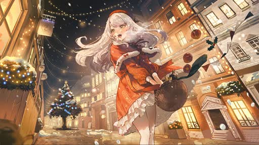 Anime Christmas Animation