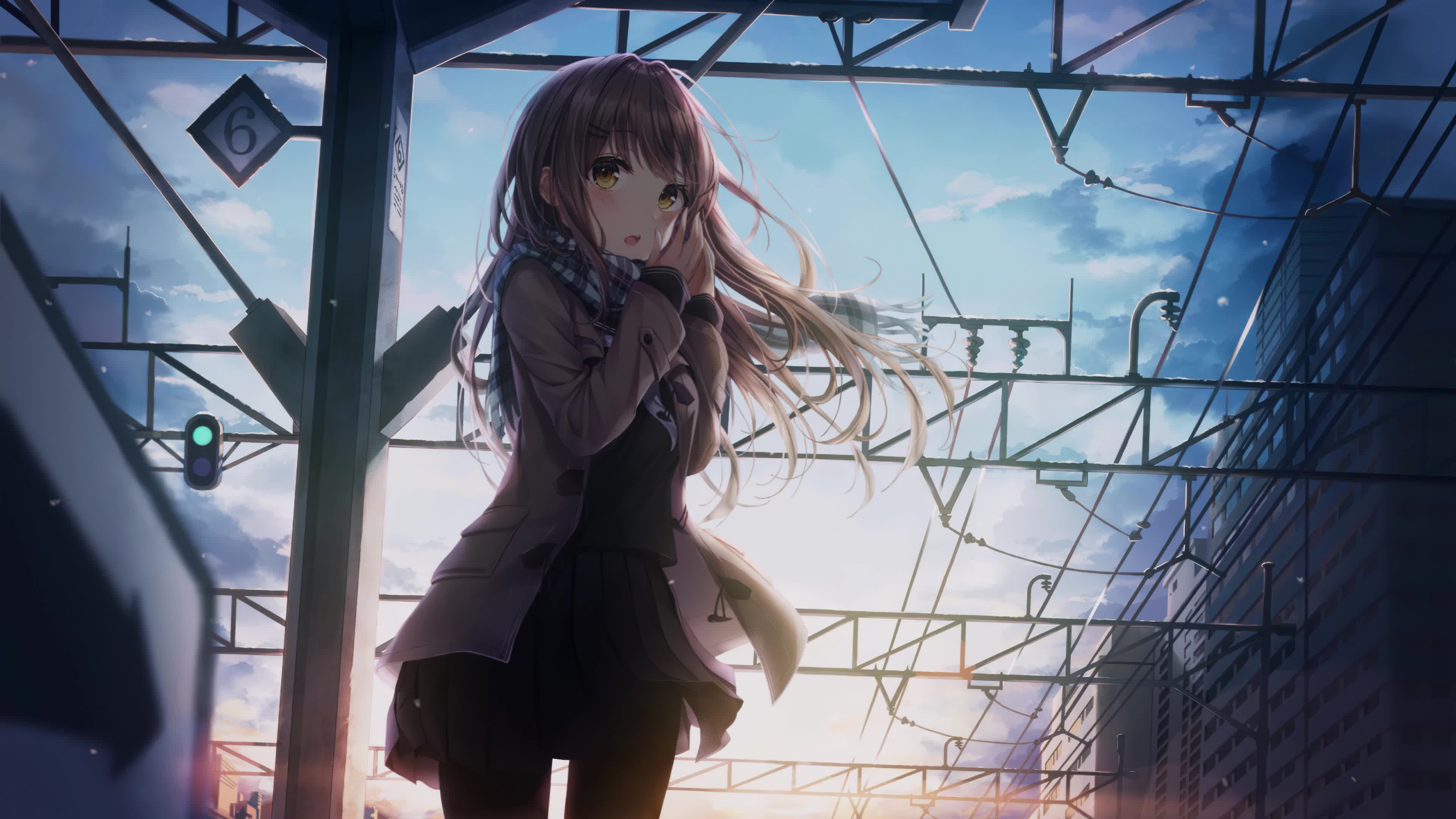 冬駅 冬站少女 4K60FPS