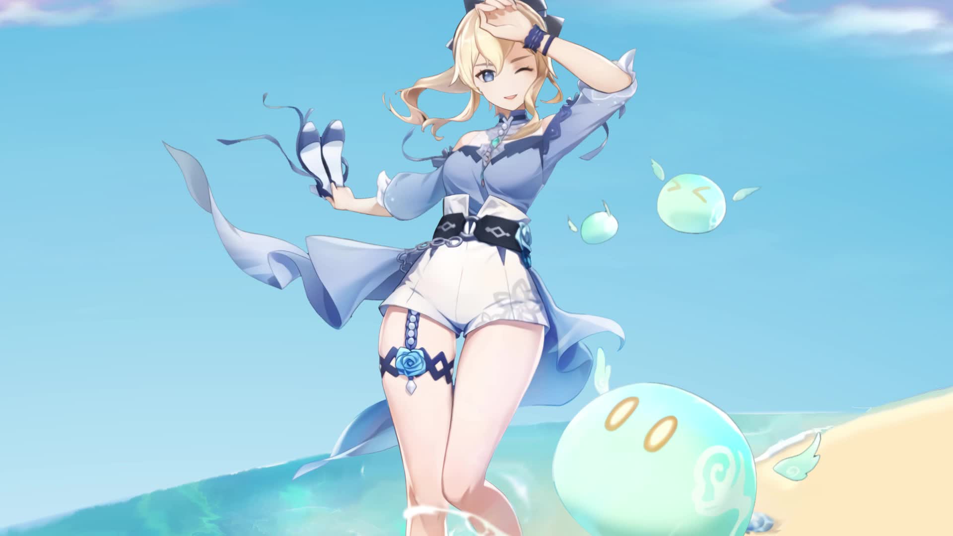 Genshin Impact Jean Swimsuit Sea Breeze Dandelion PC