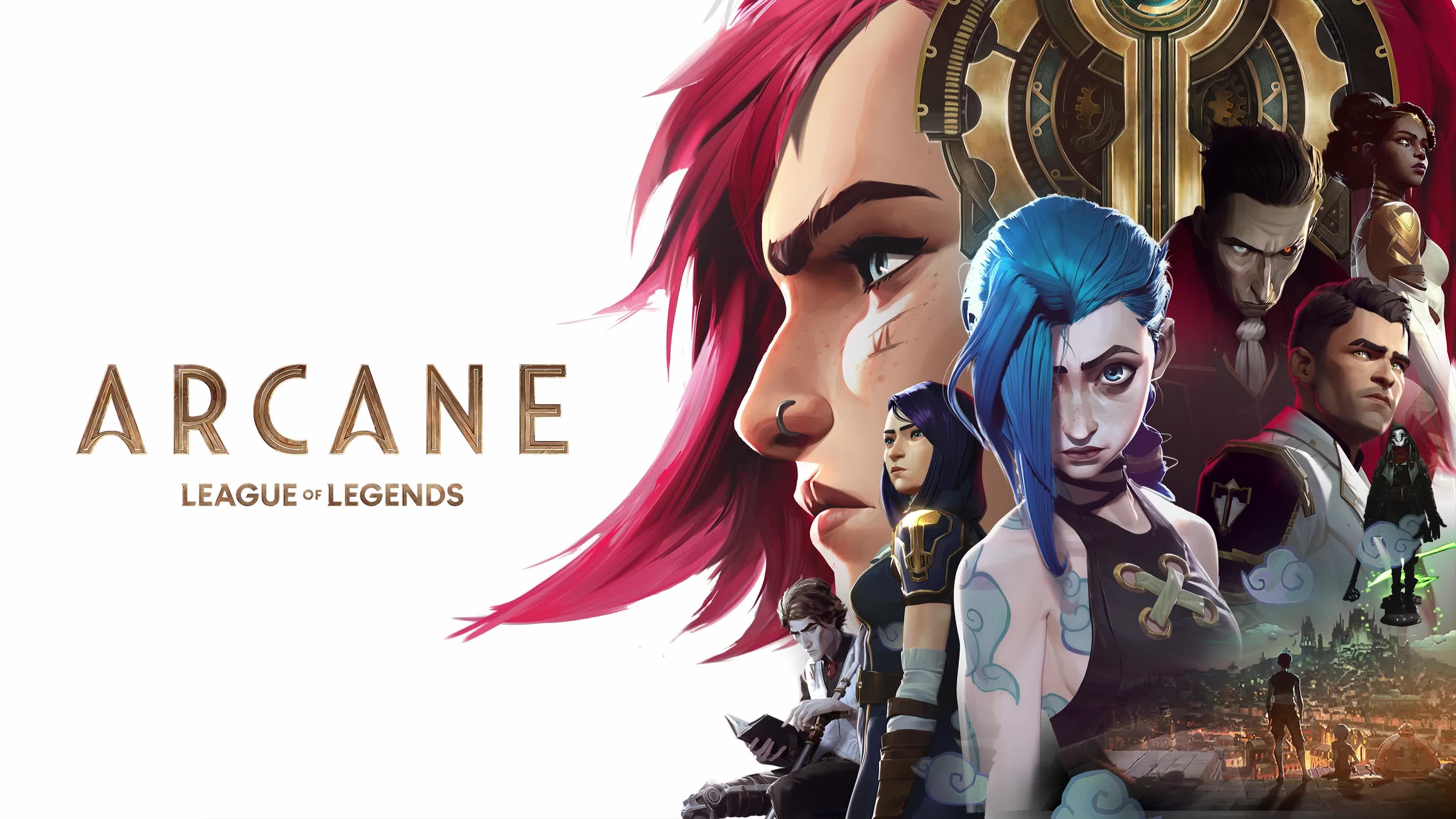 arcane poster animated splash art 4K 60fps