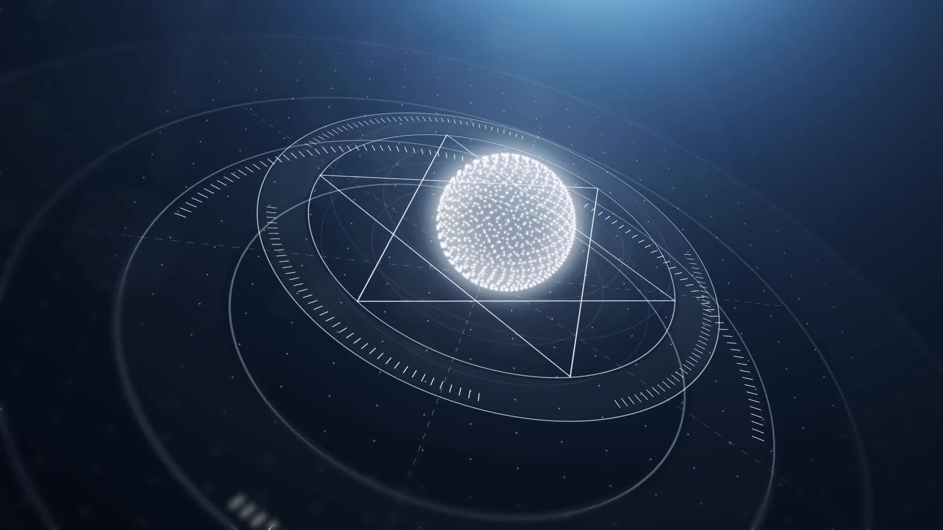 自制桌面 科技小球 x264