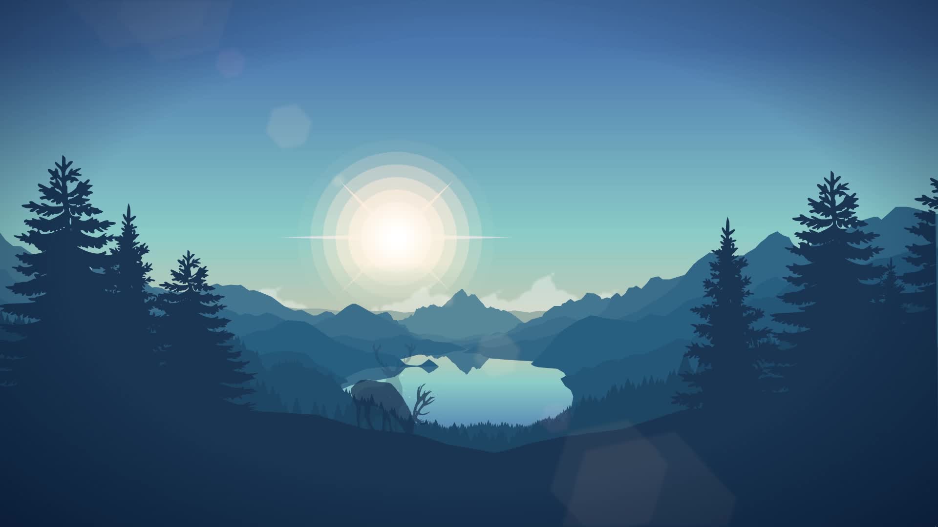 amazing landscape 1080p video low cpu usage
