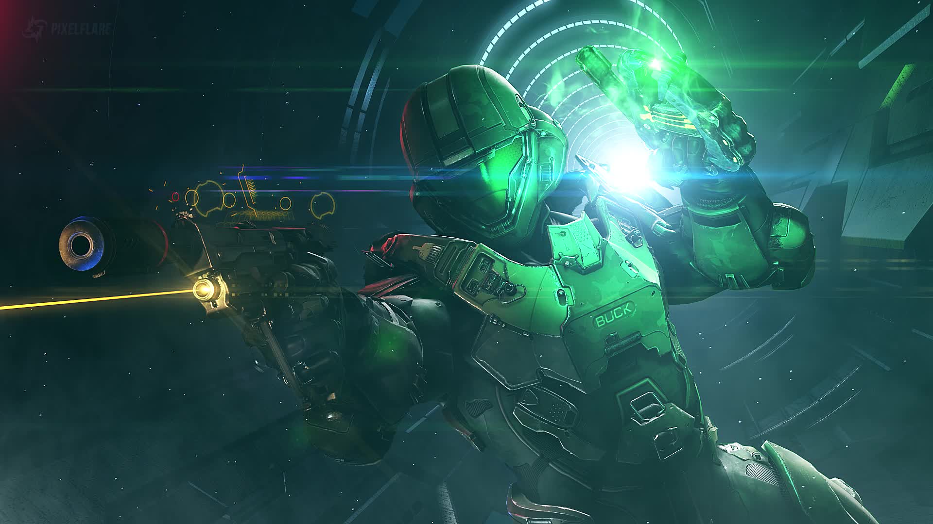 Halo Echoes Green