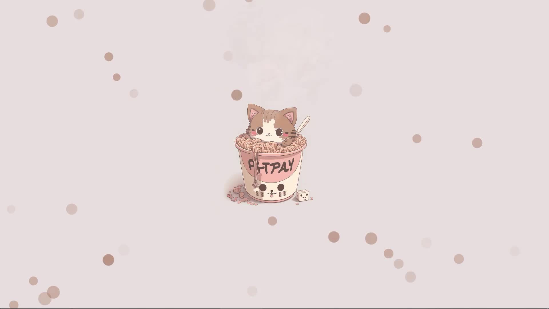 Cute Noodles Cat