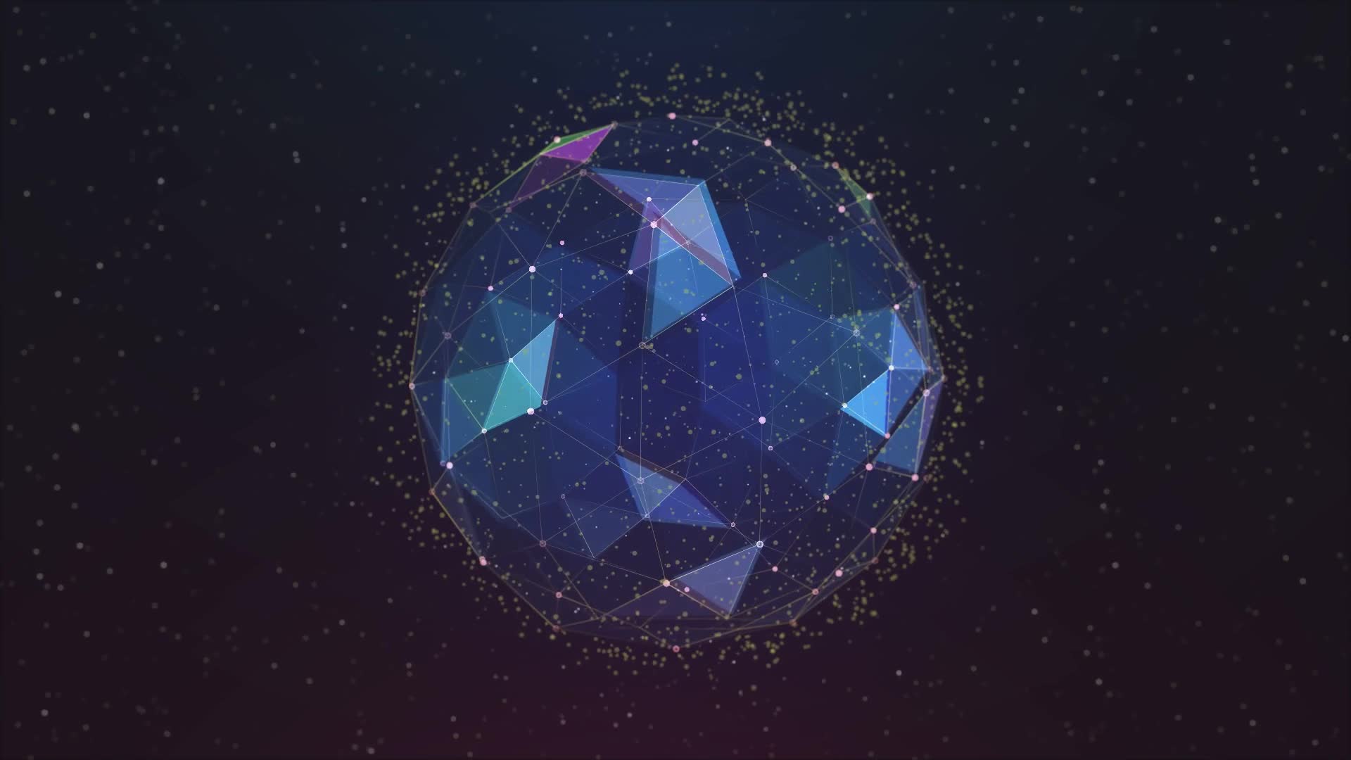 Plexus Waves Windows 10 Animated Wallpaper
