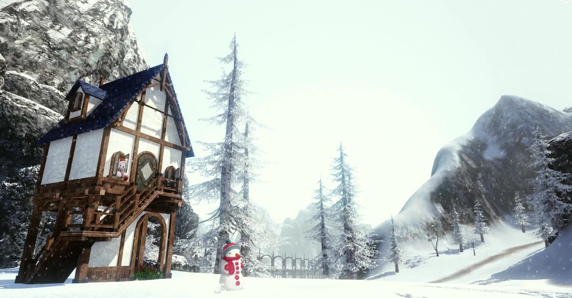 Arche Age Christmas Live Wallpaper