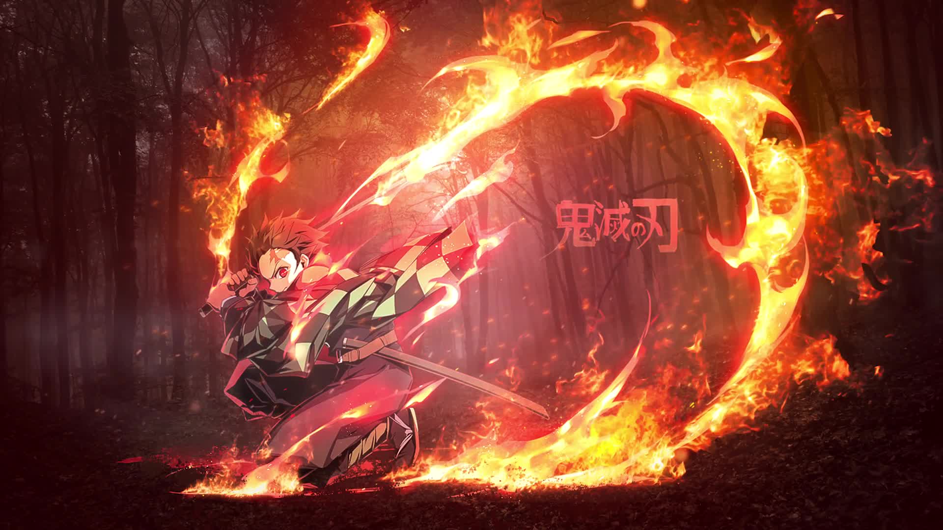 Anime demon slayer tanjiro kamado live wallpaper