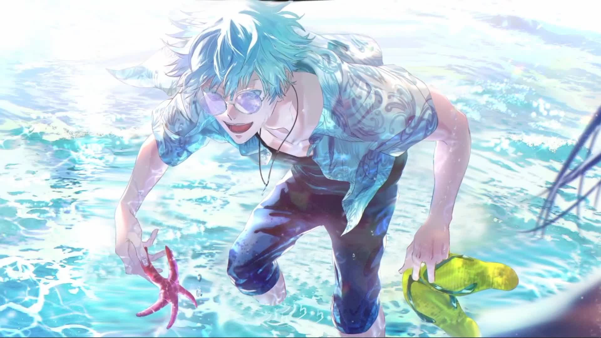 Gojo At The Beach