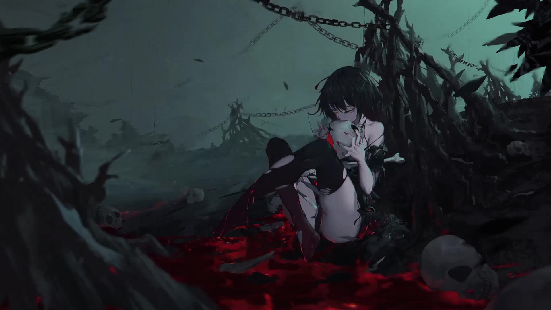 Dark Seele Honkai Impact 3 1920x1080 Live Wallpaper