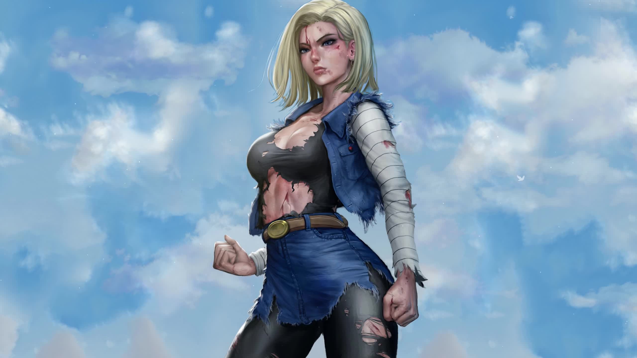 Android 18 2560X1440 Live Wallpaper