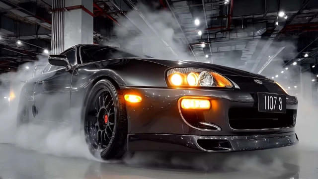 Toyota Supra MK4 JDM Drift Garage Live Wallpaper