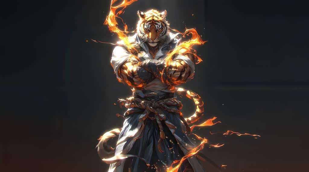 Kung Fu Tiger Live Wallpaper
