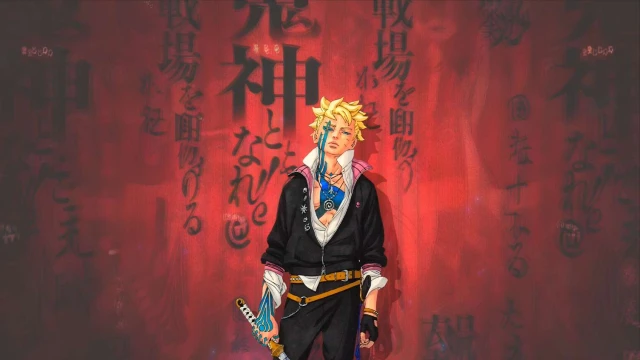 Uzumaki Boruto Karma Seal Red Aesthetic Live Wallpaper