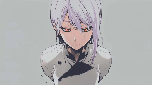 White Hair Anime Girl 4K Live Wallpaper