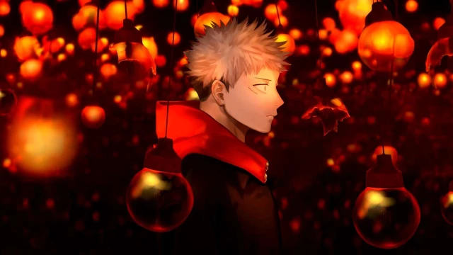 Yuji Itadori Red Lights Jujutsu Kaisen Live Wallpaper